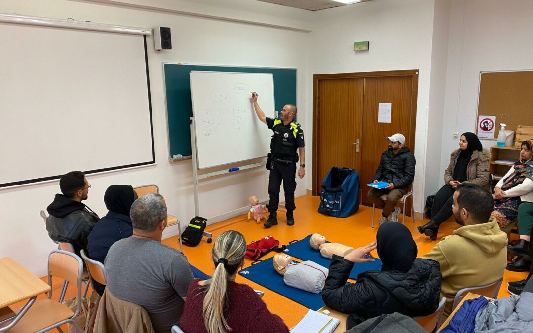 Primeros Auxilios con grupo de ELE