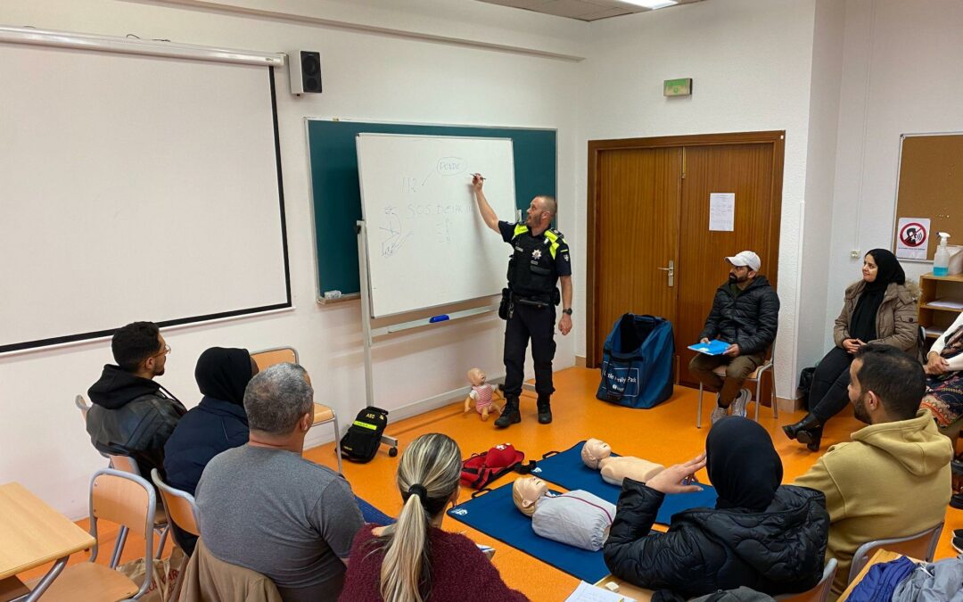 Primeros Auxilios con grupo de ELE